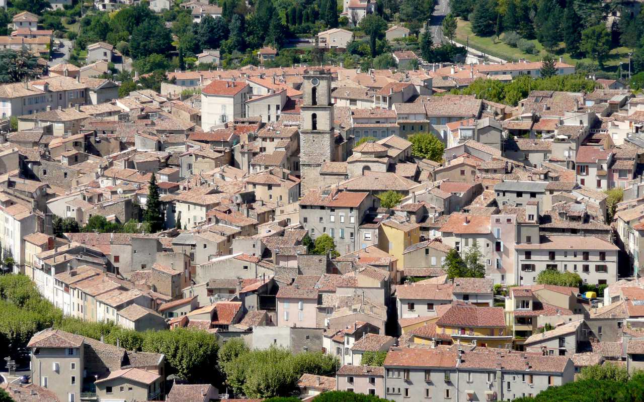La ville de Manosque en Provence